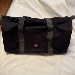 Dickies Black and Gray Duffel Bag